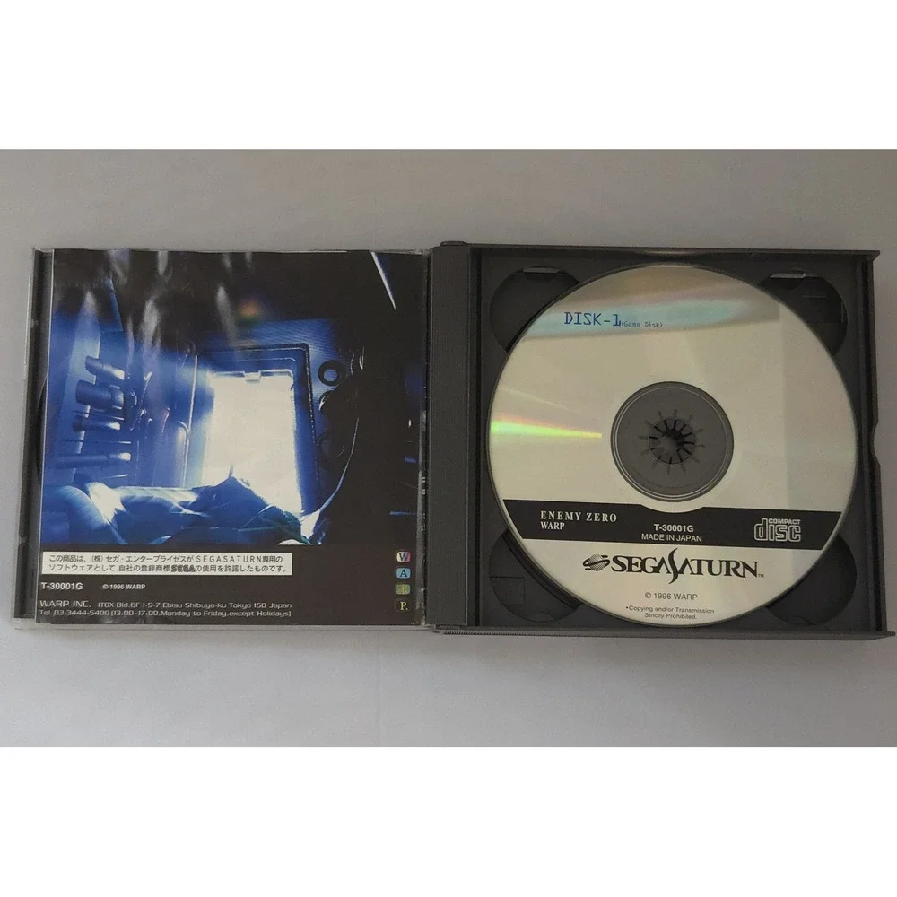 Enemy Zero - Sega Saturn (Japan Import) - CIB 4-Disc W/ Manual & Obi - Tested